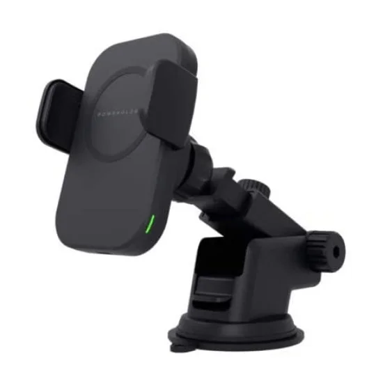 POWEROLOGY | Wireless Charger Car Mount, Automatic Clamping 15W/7.5W